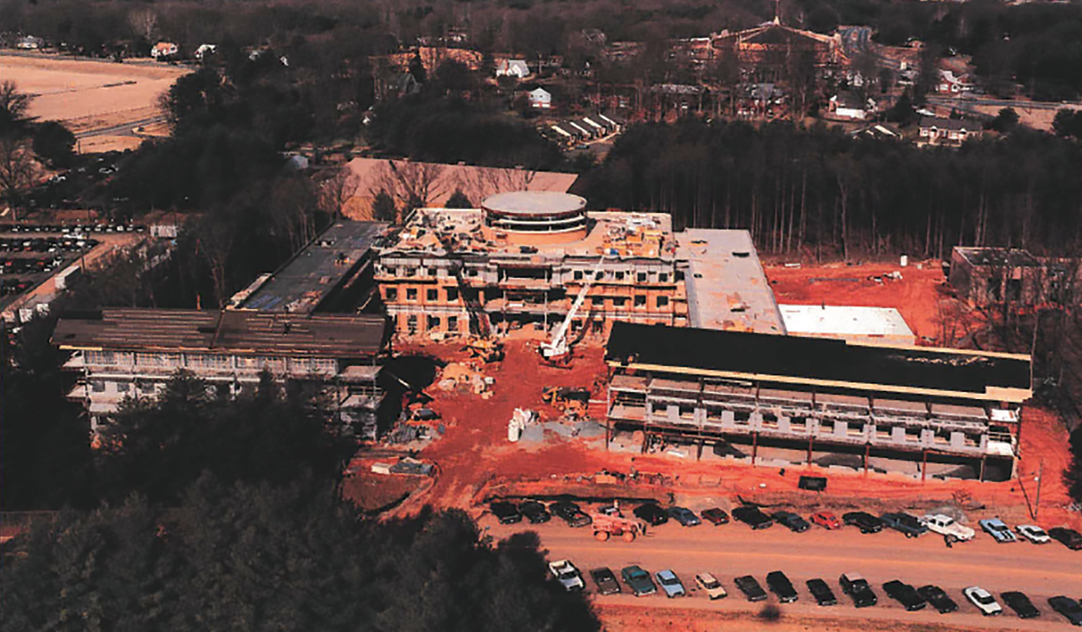 Worrell Professional Center under construction.