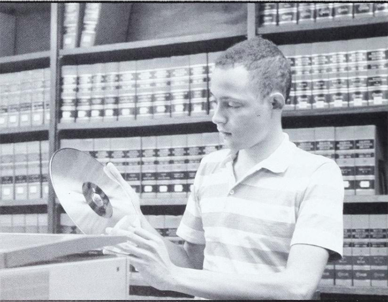 John Allen (JD ’89) talks about interactive video laser discs.